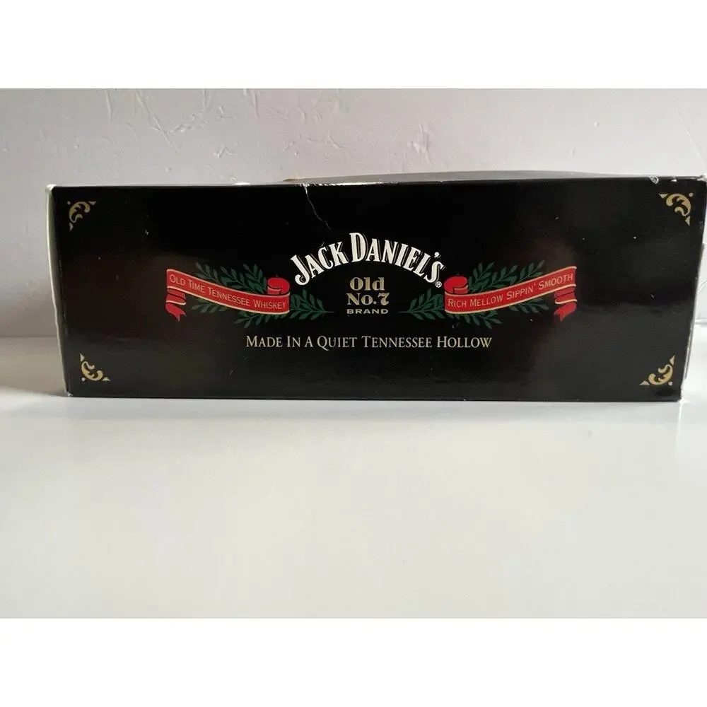 Vintage Jack Daniel’s Old No. 7 Jesse Gamble Signature Glass Set Sealed NOS